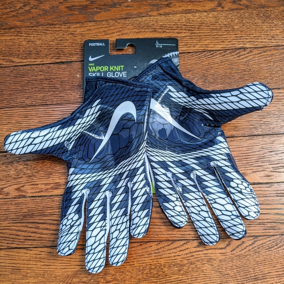 Nike Vaporknit Football Receiver Skill Gloves Sz L - Picture 1 of 5